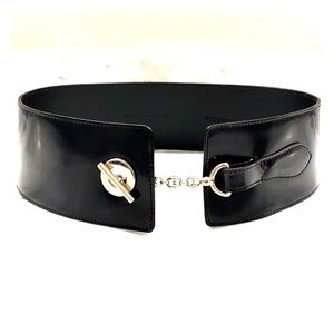 Club Monaco Wide Leather Belt